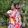 thumbnail image 1 of Raindrops 1Jgo Adorno Floral Rojo Para Estilo Japonés Ideal Para Cosplay Y Eventos, 1 of 4