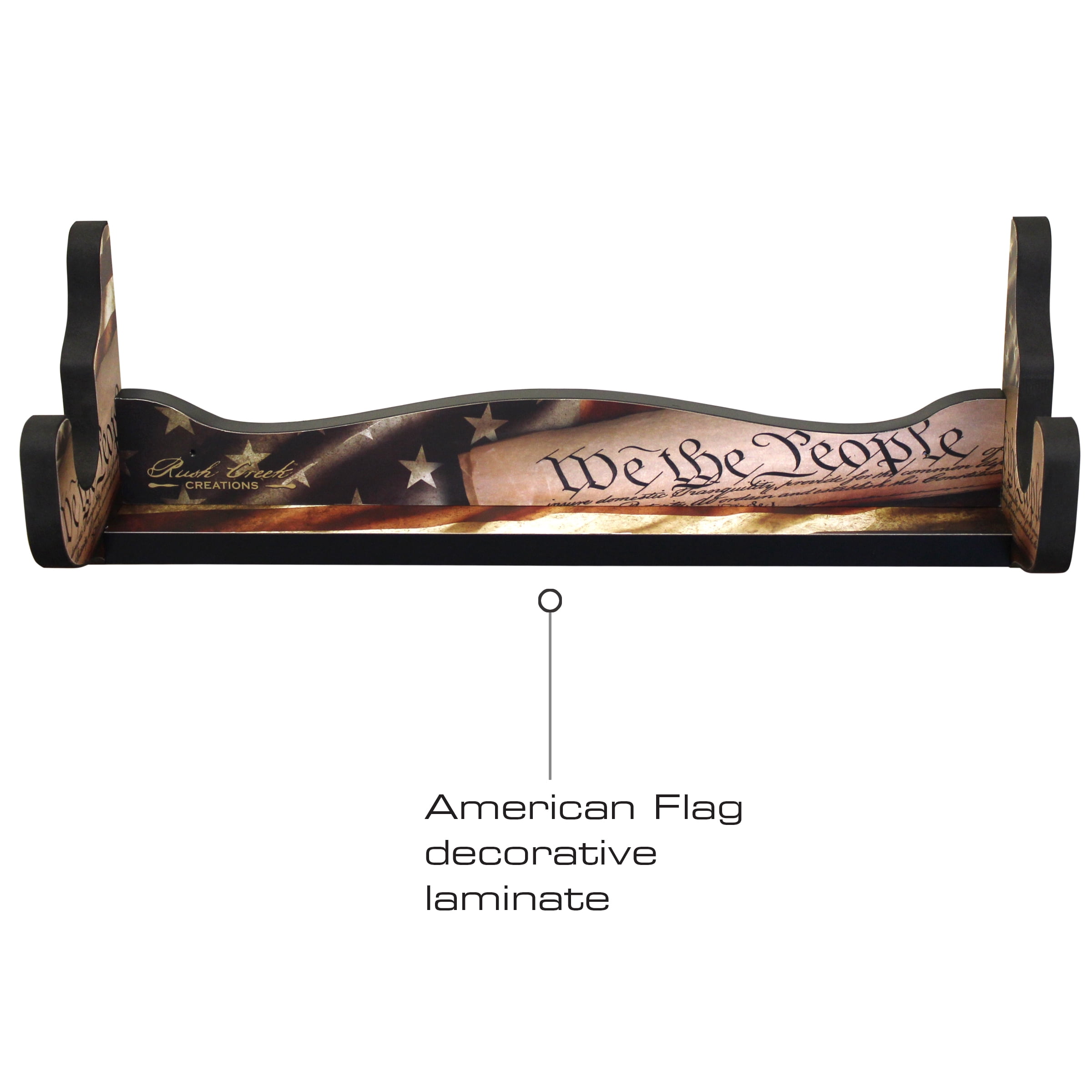 Rush Creek Creations Single Gun Rack Americana Finish