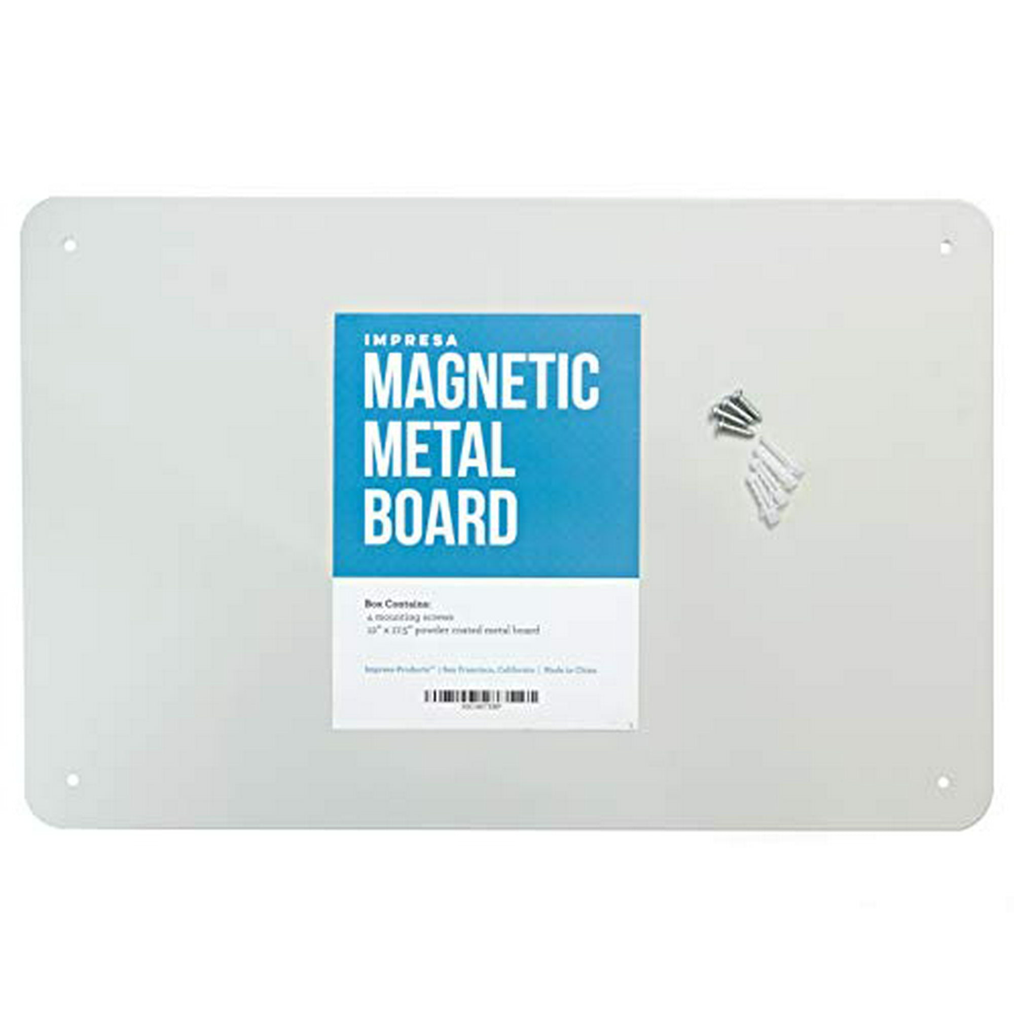 17.5 x 12 Magnetic Board Great Magnet Bulletin Board to Display Magnetic Poetry Spices Notes Photos and More Ideal for The Wall Refrigerator Cubicle and More by Impresa Products Walmart