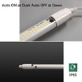 thumbnail image 4 of FSLiving LED Light Bar Daylight Strip Outdoor Indoor Light Tube Auto ON at Dusk Auto Off at Dawn Remote Control Solar Lights for Outdoor Path, Sidewalk, Driveway or Walk Way, 6V,IP65,300W - 1 Light, 4 of 7