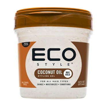 Ecoco Eco Style Olive Oil Nourishing Jar Hair Styling Gel, 16 fl oz