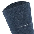 thumbnail image 3 of Camano Unisex Socks - Soft Socks, Single-Coloured, Pack Of 4 Blue 43-46 (Uk 9-11), 3 of 3
