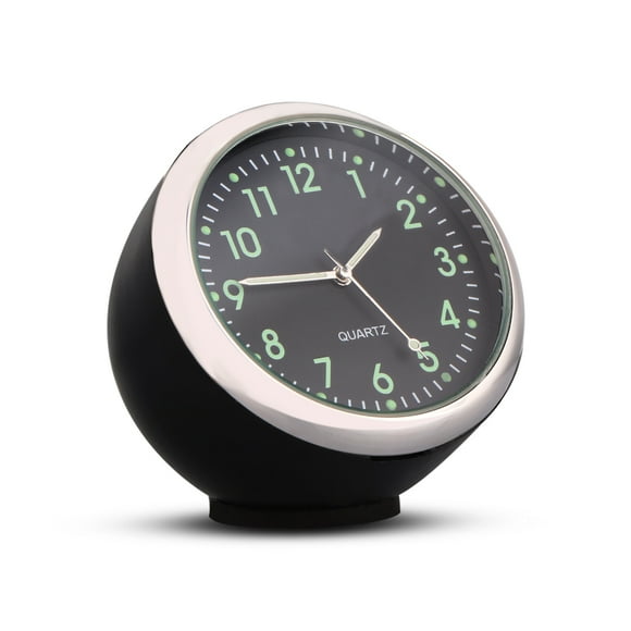 Pequeño Reloj Redondo De Cuarzo Para Automóvil Con Adhesivo De Noctilucencia Minnieouse VI006224-00
