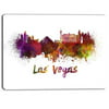 DESIGN ART Designart - Las Vegas Skyline - Cityscape Canvas Artwork Print Small