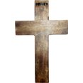 thumbnail image 2 of Antique Mango Wood Hand Crafted Wall Mounted Holy Cross SET of 2 By Hind Handicrafts (12 x 8 inch) (Wooden Engraved) (Hardwood), 2 of 2