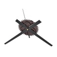 thumbnail image 3 of 3D Wall Clock, DIY Wall Clock Little Gear Waterproof Safe Frameless Design Silent Movement  for Living Room, 3 of 8
