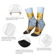 thumbnail image 3 of Naloa Vibrant Butterfly And Sunflowers Kids Socks Unisex Kids and Toddlers' Crew Socks, ,1 Pairs, 3 of 5