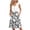 White, variant on WTOBBY Women's Sleeveless Casual Summer Dress with Color Block Print V-Neck Button Down Pockets Loose Swing Midi Sundress for Beach Vacations and Resorts,Army GreenL