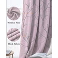 thumbnail image 6 of Pink Branches Blackout Curtains for Bedroom 45 Inch Length 2 Panels Set, Vintage Art Farmhouse Thermal Insulated Energy Saving Window Treatment Curtains Blackout Drapes 52"x45", 6 of 8