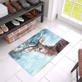 thumbnail image 3 of MKHERT Watercolor Deer Winter Snow Christmas Decoration Doormat Rug Home Decor Floor Mat Bath Mat 23.6x15.7 inch, 3 of 3