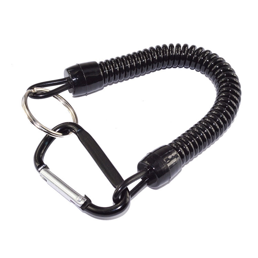Fishing Retractable Lanyard Plastic Accessory rod lanyard Coiled