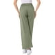 thumbnail image 3 of Jeans de pierna ancha para mujer INSPIRE CHIC con cintura elástica y cordón, pantalones de mezclilla casuales con bolsillos, verde militar L, 3 of 6