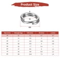 thumbnail image 3 of Anillos Divididos para Pesca Uxcell [60PCS] - Conector de Terminal de Acero Inoxidable 1# para Señuelo, 3 of 6