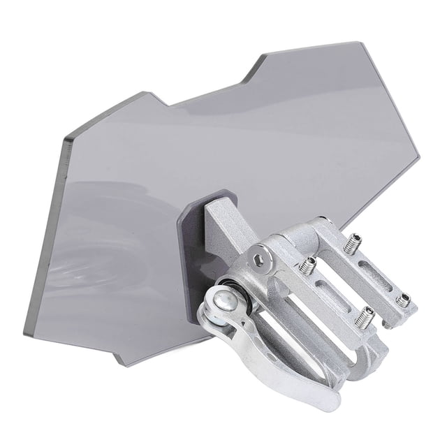 Adjustable Motorcycle Extension, Premium Acrylic, Universal Fitment, Motorcycle Wind Deflector Extension, Aluminum Alloy Bracket, Compatible with Cruiser for Most Motorcycle