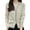 Beige, variant on Women's Elegant V Neck Long Sleeve Button Down Slim Fit Knit Cardigan Sweater with Functional Pockets Adjustable Fit for Casual and Formal Wear Fall Winter Outwear Beige M