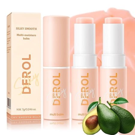 2PCS Wrinkle Repair Moisturizing Multi Balm Stick  Anti-wrinkle Face Balm Eye Balm Body Hydrating Face Moisturizer for Dry Skin (0.25 oz)
