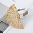 thumbnail image 5 of 2Pcs Pearl Rattan Napkin Rings, Silver Metal Napkin Holder for Thanksgiving, Christmas, Party Decoration, Dinning Table[2], 5 of 5