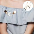 thumbnail image 2 of 4pcs Sweater Shawl Clips Cardigan Collar Clips Brooch Clips Women Dress Cardigan Clips, 2 of 4
