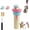 Pink, variant on Automatic Cat Teaser Launcher, Electric Cat Wand Toy for Indoor Cats and Dogs, Interactive Retractable String Launcher with Plush Pom Pom Replacement Heads, Feline Enrichment Exercise Toy