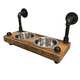 thumbnail image 1 of Plato Para Perro Gato Vintage Furniture World Acero Inoxidable Doble Tazón, 1 of 7