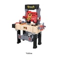 thumbnail image 3 of Ounissouiy Kit de herramientas de taladro de simulación portátil y fácil para niños, herramienta de reparación de simulación para niños, juegos de muebles de juego 8035A amarillo 1.75kg, 3 of 6