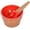 Red#07, variant on Dessert Bowl, Serving Cup, Plastic Sundae Bowls and Spoons Set with Stackable Space Saving Design for Adult Yogurt Party Favors Tableware