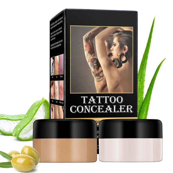 Kokovifyves Women's Beauty and Makeup Two Color Concealer Sweat Cover Concealer Liquid Concealer