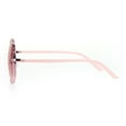 thumbnail image 3 of Womens Rhinestone Bling Jewel Retro Round Designer Diva Sunglasses Pink, 3 of 4