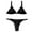 Black, variant on Alkepwun Women's 2 Piece Bikini Sets Ring Linked Brazilian Swimsuit Sexy Triangle Swimming Suit Cheeky Thong Bathing Suit