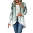 thumbnail image 2 of Womens Cardigan Short Sleeve Open Front Cardigans Summer Knit Lightweight Outerwear Solid Kimono Cover Up Green M, 2 of 7