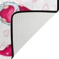 thumbnail image 5 of Dreamtimes Valentine Gnome Heart Non-Slip Area Rug 72"x48", Cute Love Soft Non Slip Washable Floor Mats for Indoor Front Porch,Living Room, Bedroom,Kitchen, 5 of 5