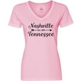 thumbnail image 3 of Inktastic Nashville Tennessee Est.1779 Women's V-Neck T-Shirt, 3 of 5