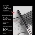 thumbnail image 2 of SDOHIG Small Silver Tube Lengthening Mascara, Brown, Rotating Thread Brush for Voluminous Curl-Locking, Clump-Free and Smudge-Proof, Natural Hold, Long-Wear, 2 of 7