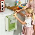 thumbnail image 4 of TIELUTT Wall Mounted Foldable Can Hanging Can with Lid Kitchen Garbage Can Chip Organizer for Pantry Lunch Containers Glass Large Glass Storage Containers Bread Storage Container Cereal Holder, 4 of 5