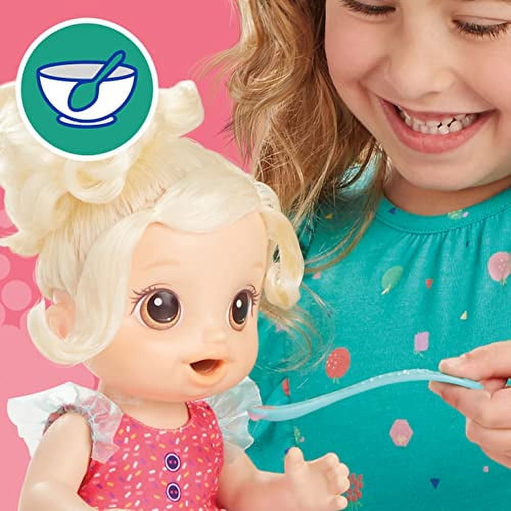 Baby Alive Magical Mixer Dolls with Blender, Blonde, Strawberry