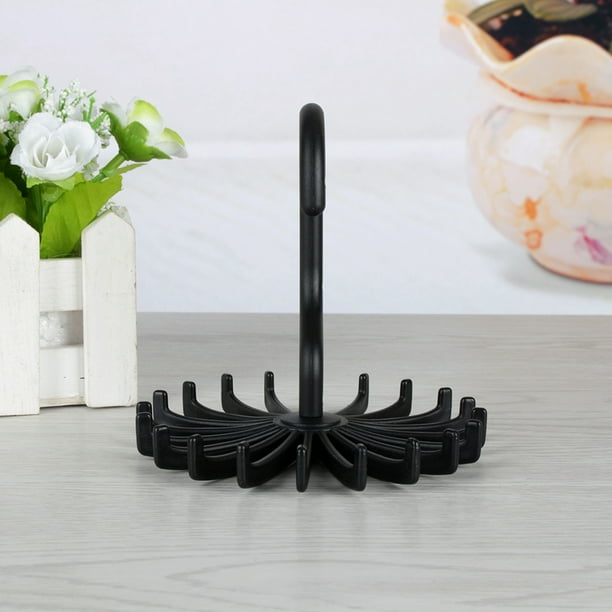 Percha para bufandas, perchero giratorio ajustable para corbatas, organizador de cinturones, perchero ajustable con giro, resistente y duradero