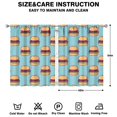 thumbnail image 2 of Hamburger Toast 3 (2) Curtains-blackout Curtains Bedroom Decor Living Room Darkening Grommet Window Drapes 2 Panels Set 42"x 54", 2 of 2