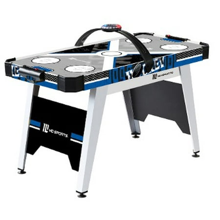 54" Air Hockey Table Set, Overhead Electronic Scorer, 2 Pushers, 2 Pucks, by MD Sports