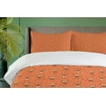 thumbnail image 4 of Ambesonne Cartoon Duvet Cover Set, Dancing Monkeys Fun, 2-Calking, Umber and Burnt Sienna, 4 of 7