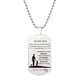 thumbnail image 1 of Collar para mujer, joyería para mujer, collar con placa de acero inoxidable, regalo unisex para familia y amigos, recuerda que eres más valiente que tú, padre, madre, hijo e hija. Colgante de cadena., 1 of 3