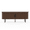 Walnut, variant on GZXS 58 Inch Fluted TV Stand for TVs Up to 65 Inch, Modern Entertainment Center with Sliding Doors and Storage Shelves, Oval Media Console Cabinet with Metal Legs for Living Room, Oak