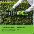 thumbnail image 5 of Greenworks 40V 26in Brushless Hedge Trimmer, Tool only, 5 of 14