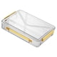 thumbnail image 2 of Caja de almacenamiento de certificados, estuche de almacenamiento de papel para álbumes de recortes portátil transparente de gran capacidad con asa para archivos de documentos, 2 of 8
