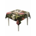 thumbnail image 2 of Vintage Birdhouse Tablecloth Square Table Cloth 60x60, Waterproof Outdoor Table Cloth Covers Decorative Table Protector, Spring Floral Birds Botanical Washable Table Cover for Kitchen Dinning Party, 2 of 8
