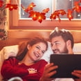 thumbnail image 3 of Maple Leaves Garland Led Holiday String Light Valentine Birthday Wedding Party Decoration Economic Light Fairy Lamp String, 3 of 7
