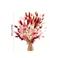 thumbnail image 2 of Artificial Bunny Tail Grass for Vase Decor | 60-Piece Faux Floral Arrangement for Boho Home, Wedding, and DIY Centerpieces(Multicolor C), 2 of 5