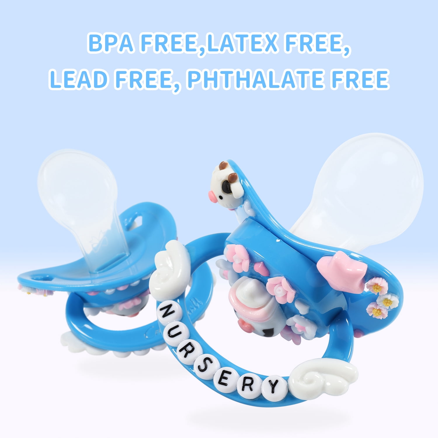 CutiePlusU Adult Sized Pacifier Dummy Big Shield DIY Handmade