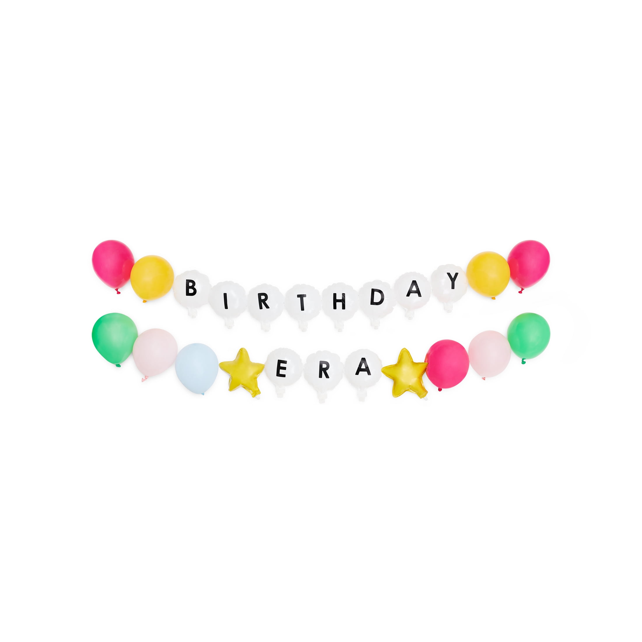 Packed Party Birthday Era Multicolor Customizable Balloon Garland