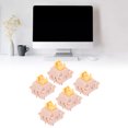 thumbnail image 3 of Premium Plastic Waterproof Backlight Mechanical Keyboard Switches, Stable Performance, 80 Million Keystrokes, 45 Pieces for Silent Mechanical Keyboard, 3 of 7