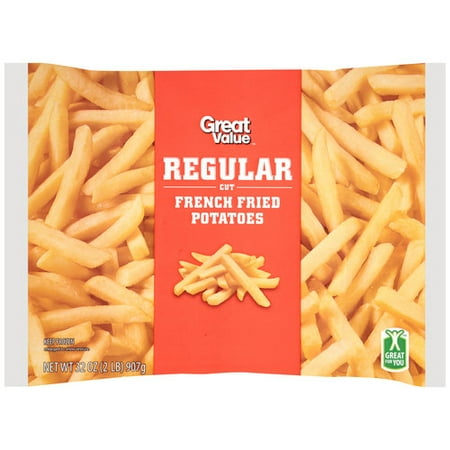 Great Value Regular Cut French Fried Potatoes, 32 oz ...